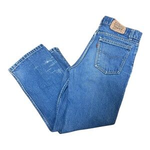 Vintage 80’s Orange Tab Levi Denim Jeans Size